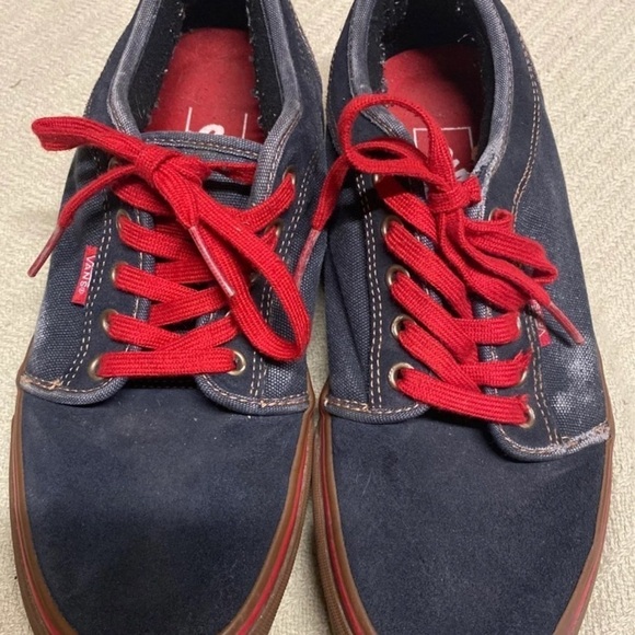 Vans Chukka Low Navy Red Gum Casual Sneakers9 1